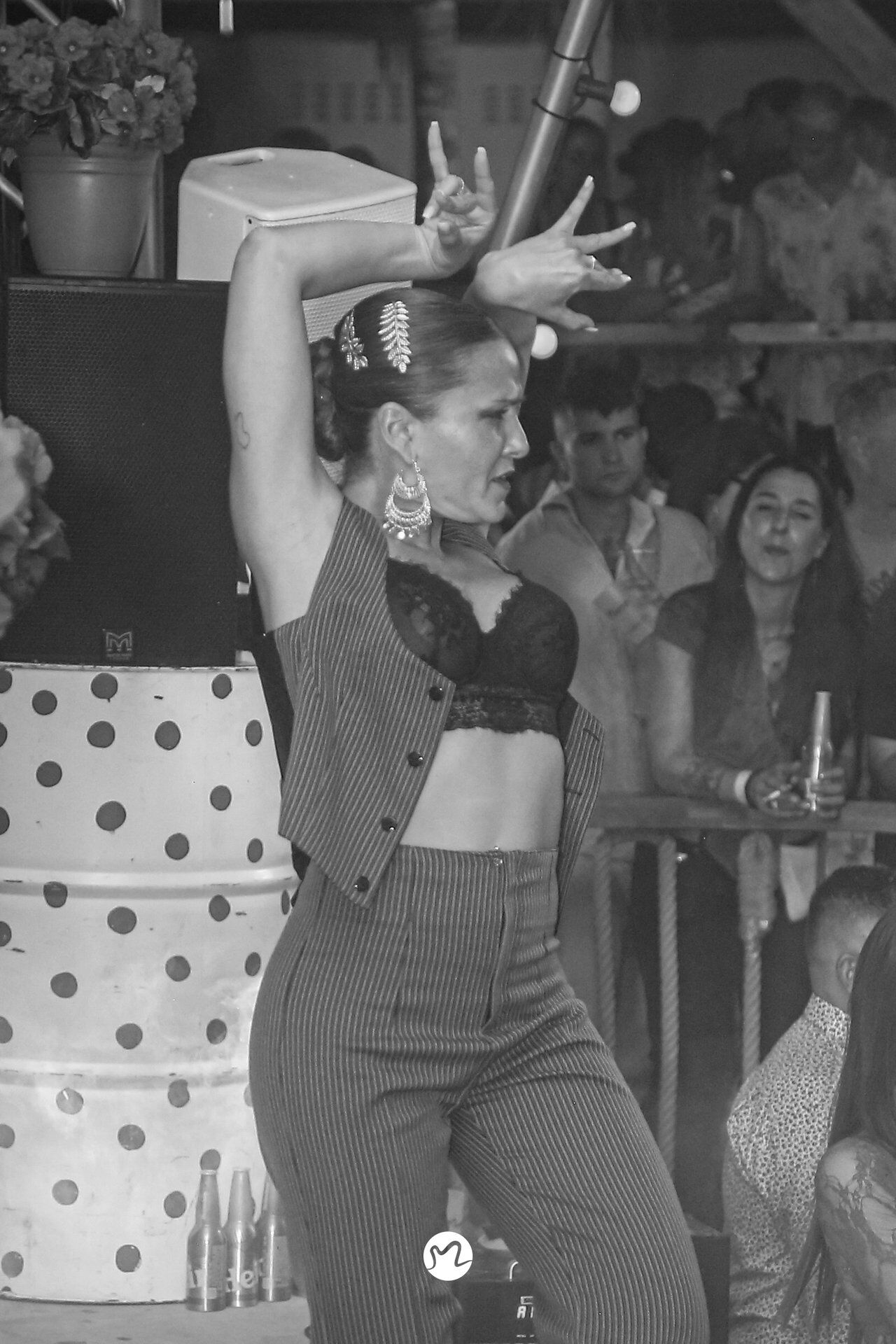 María La Zíngara y el público